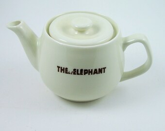 French teapot advertising item french brand &quot;Tea Elephant&quot; porcelain vintage  Made in France