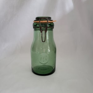 Envase tarro bote de cristal con cierre hermético para conservación (70ml)