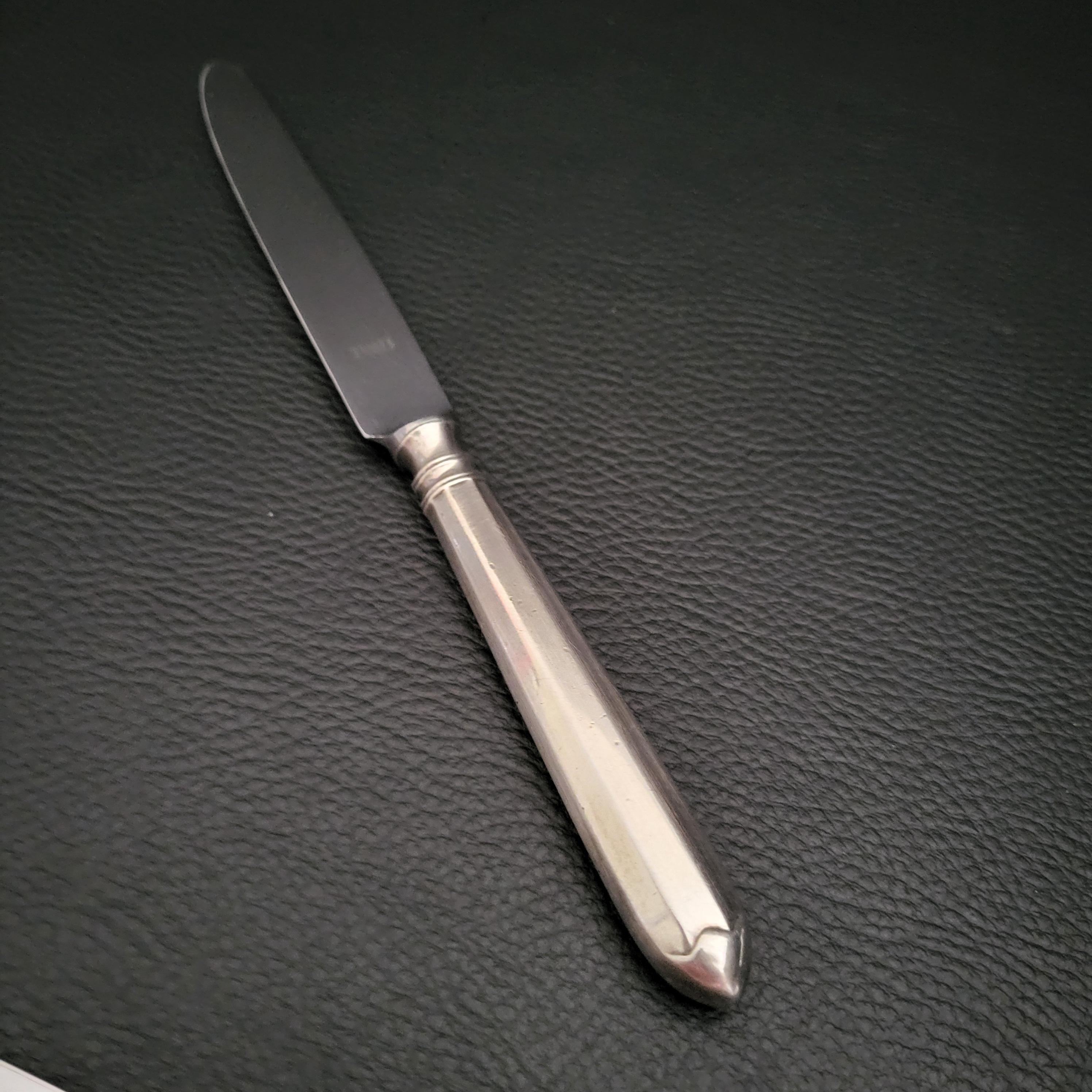 Robbe & Berking デザートナイフ 6本セット、スチール製ブレード、90g