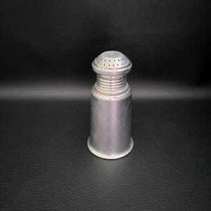 MCM sugar pourer aluminum sugar shaker with screw vintage