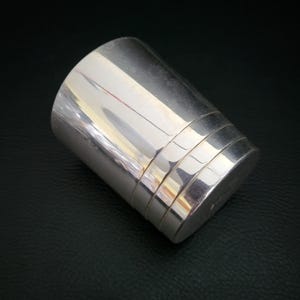 Christofle silver plated tumbler tiered tumbler by silversmith Christofle vintage Made in France