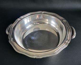 Ancien Légumier En Métal Argenté Ravinet D'Enfert N°1 – Vintage