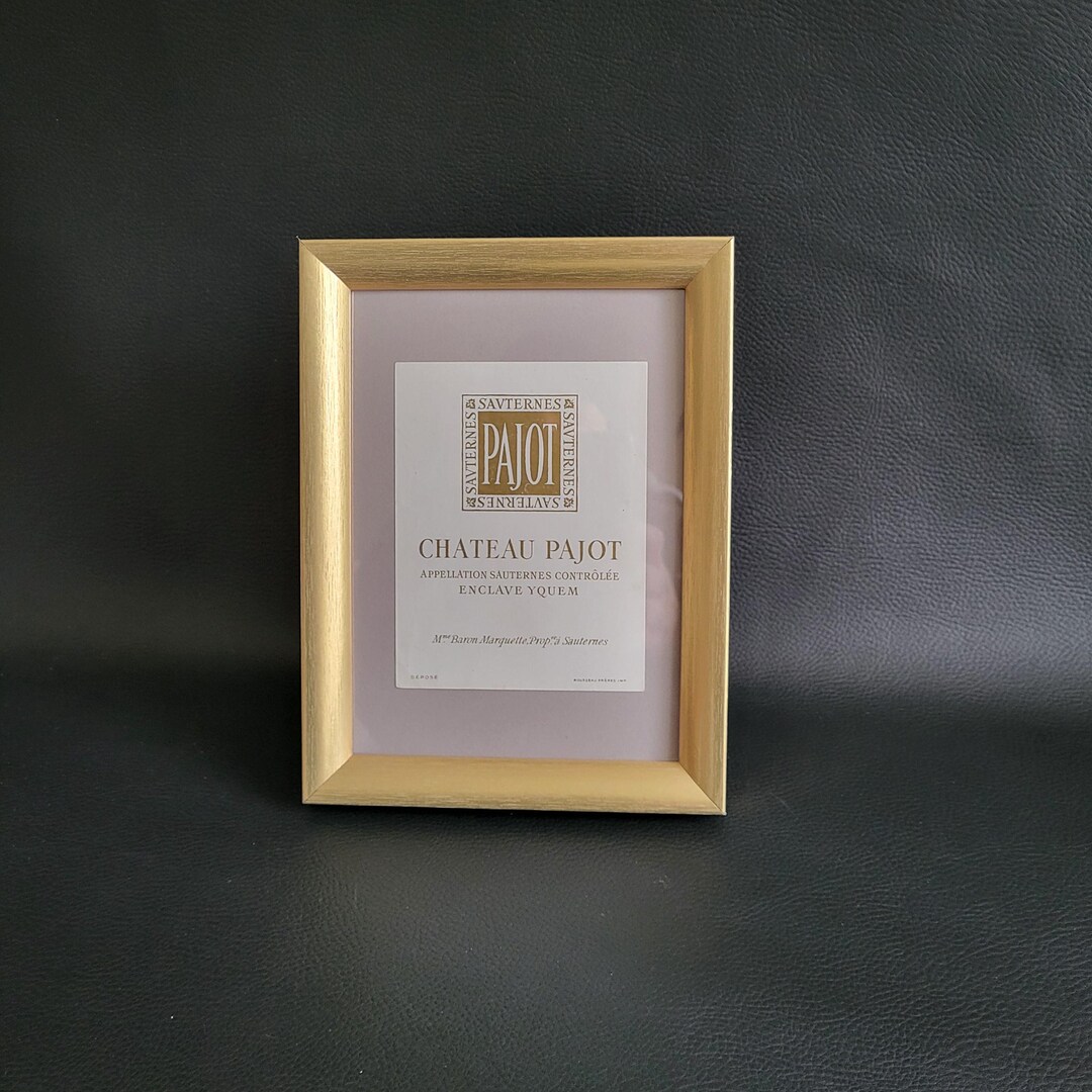 Wine Label Chateau Pajot Sauternes Wine Yquem Enclave White Bordeaux ...