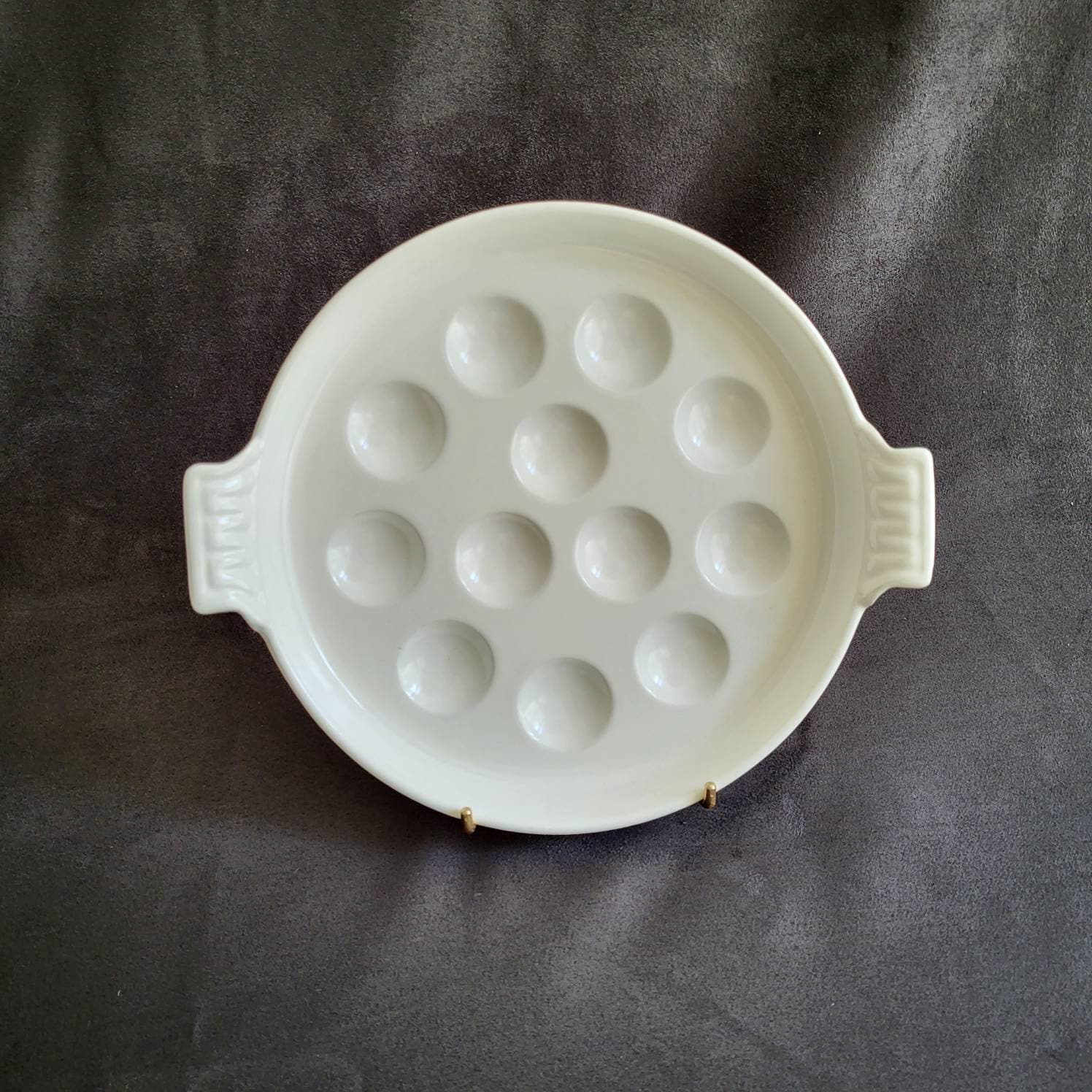 LOT DE 6 plats en forme d'escargots en ceramique vintage EUR 20,00