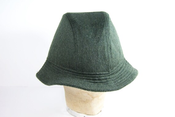bob hat green loden Flechet Paris wool 