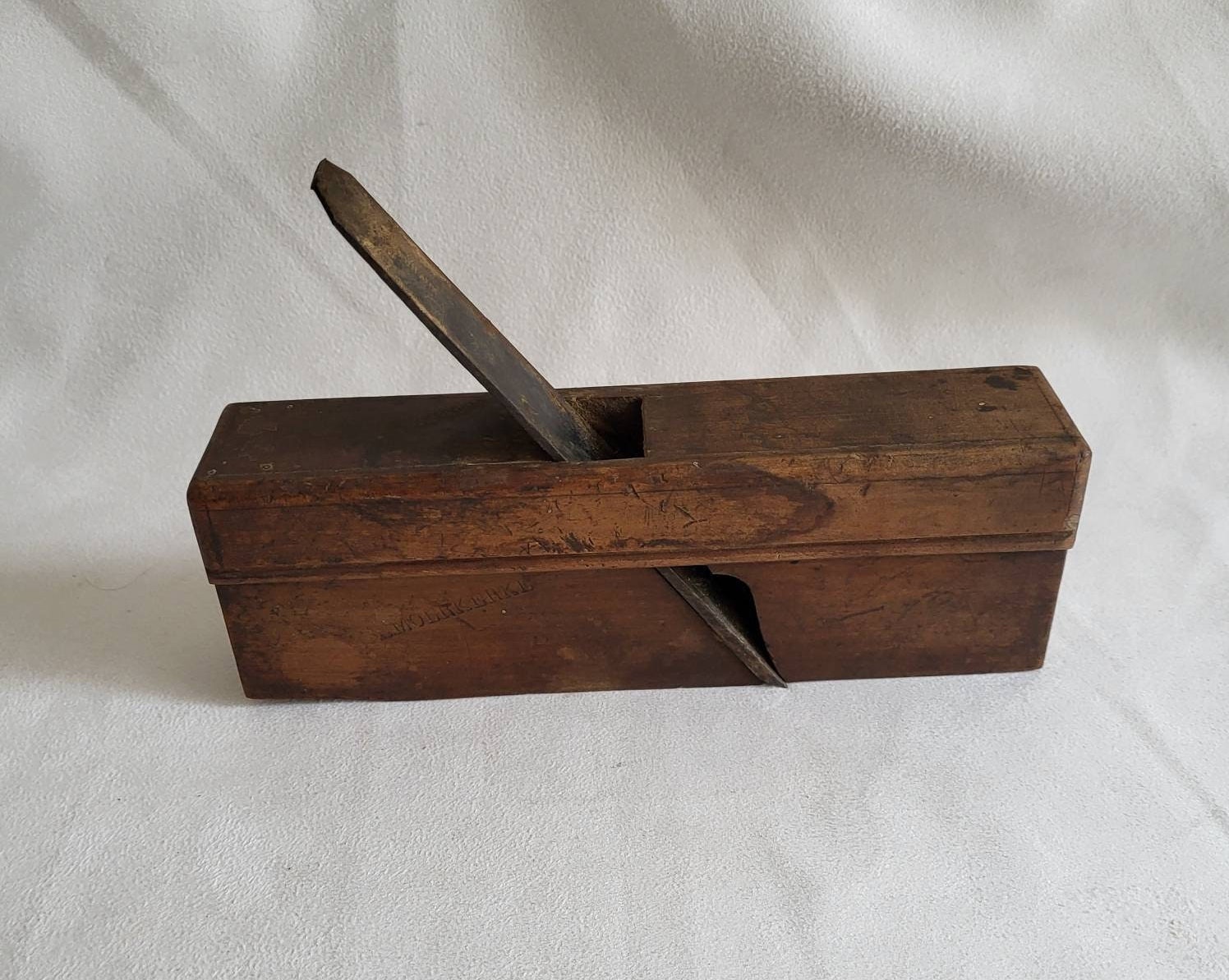 Lot D'outils Anciens Anglais – Charpentier / ébéniste, Laiton, Bois, Acier