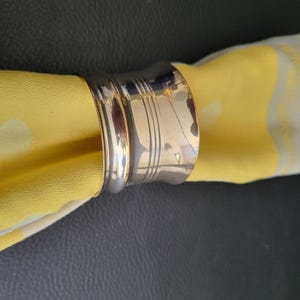 Napkin ring silver plated ring vintage  Made in France