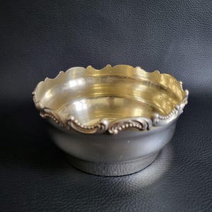 Gorham and Co sterling bowl trinket bowl potpourri bowl by silversmith Gorham and Co vintage Made in USA