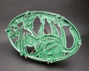 Dessous de Plat en fonte émaillé Marque INVICTA FRANCE Décor