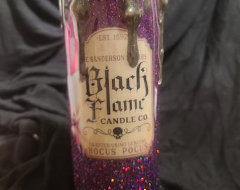Black Flame Candle Company - Glitter Tumbler