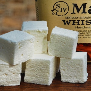 Bourbon Heritage infused with Makers Mark Whiskey All Natural Marshmallows, Handcrafted Gourmet image 1