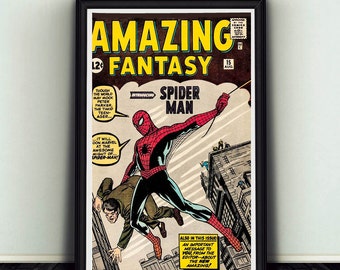 11x17 Amazing Fantasy #15 Starring Spider-Man Poster Print