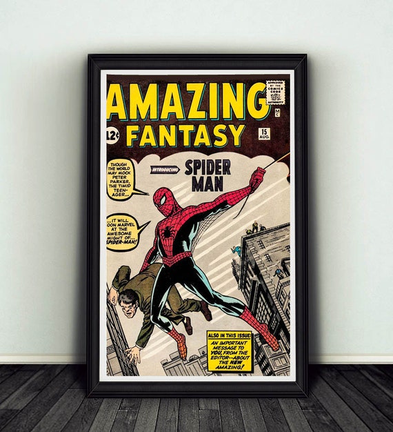 11x17 Amazing Fantasy 15 Starring Spider-man Poster Print 