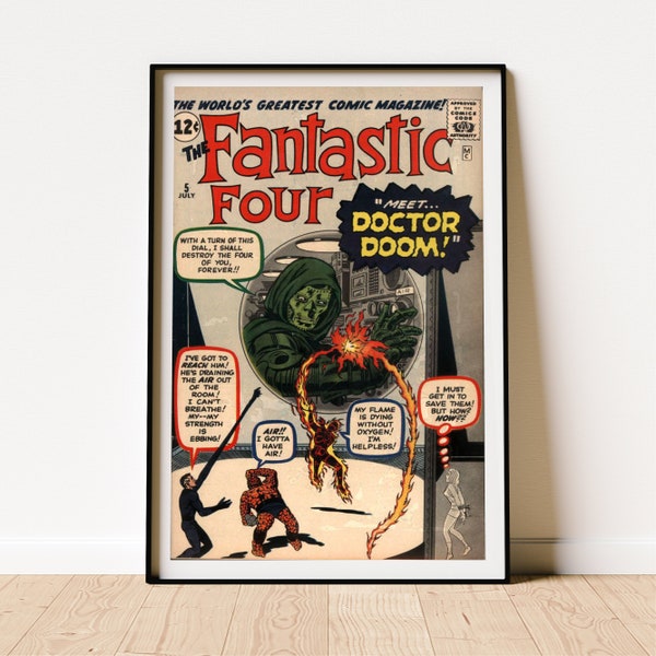 11x17 Fantastic Four #5 Comic Book Cover Poster Print