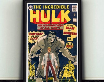 11x17 Incredible Hulk #1 Comic Book Cover Poster Print