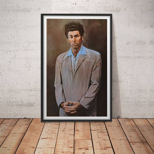 11x17 Cosmo Kramer Painting Poster Etsy
