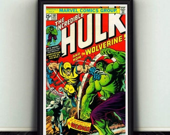 11x17 Incredible Hulk #181 Comic Book Cover Poster Print