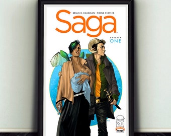 11x17 Saga #1 Comic Book Cover Poster Print