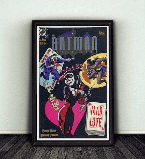 Buy 11x17 Mad Love: Harley Quinn Comic Book Cover Poster Print Online in  India - Etsy