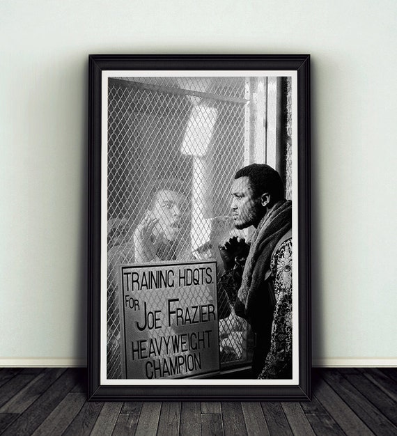 Muhammad Ali Joe Frazier New POSTER Training