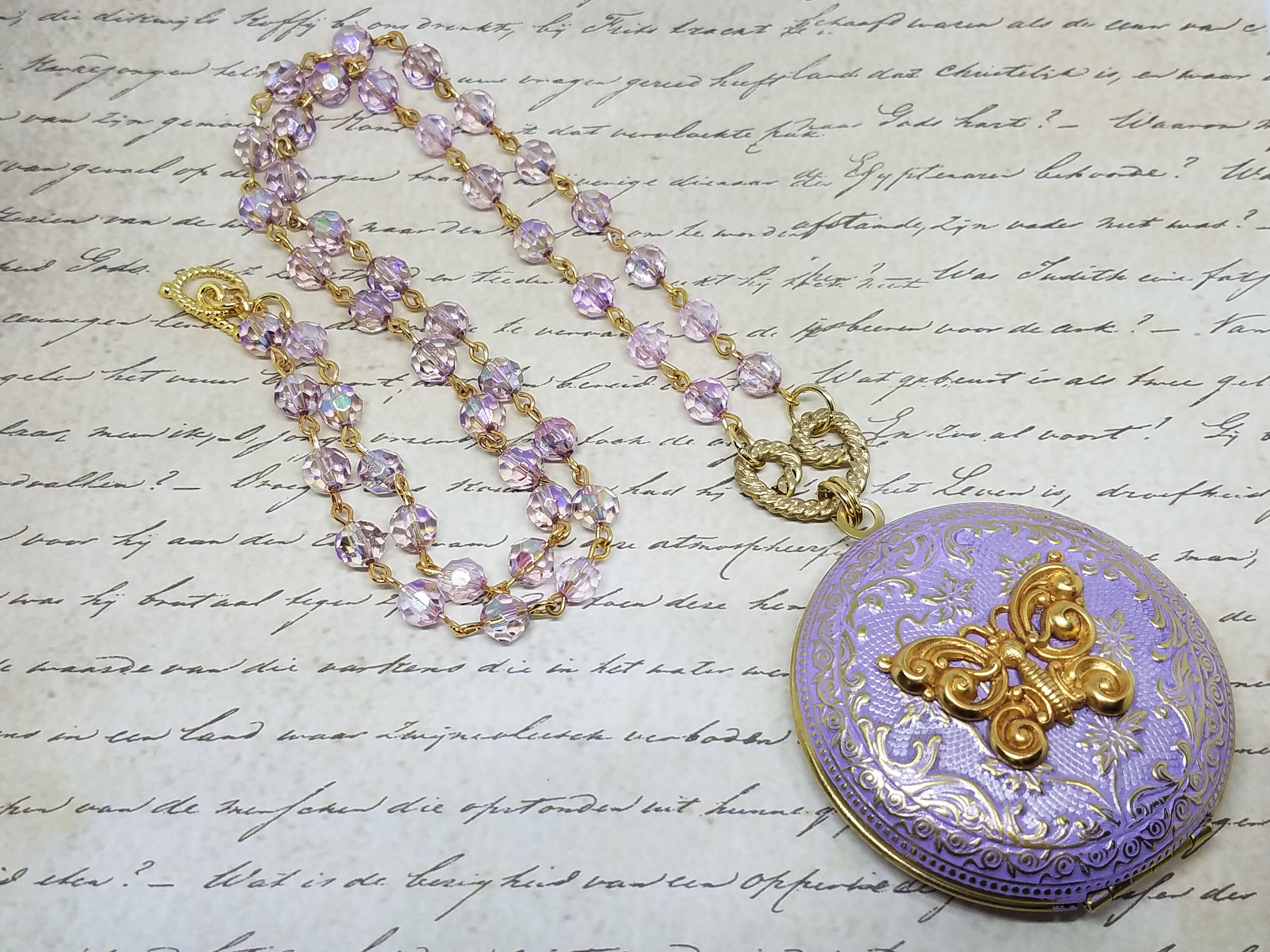 Vintage Style Locket Photo Locket Brass Locket Hand | Etsy