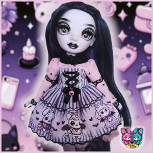Rainbow high and shadow high doll clothes dress, skirt, shirt, bloomers, socks
