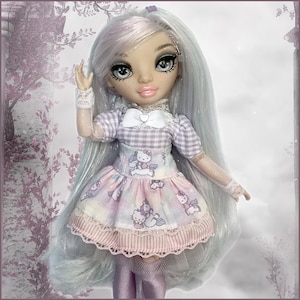 Clothing for Rainbow High and Shadow High doll, dress, skirt, shirt, socks