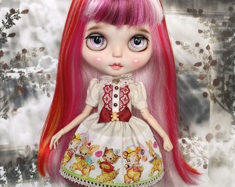 Clothes dress for Blythe doll with Pure Neemo body, Azone doll