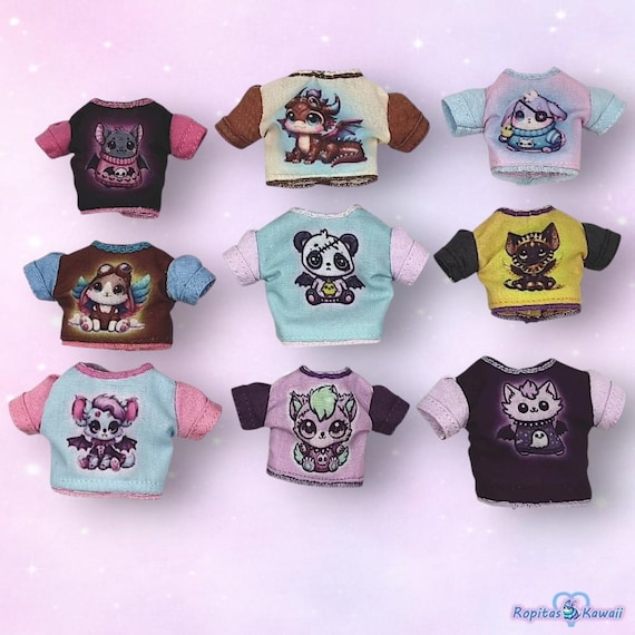 Ropa para muñecas MH g3, rainbow high, pullip, blythe, vestido, camisa