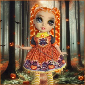 Clothes for Rainbow High, Pullip, Blythe, Monster G3, skirt with shirt for dolls.