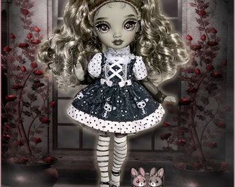 Rainbow high and shadow high doll clothes dress, skirt, shirt, bloomers, socks