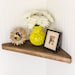 Floating wood corner shelf, Reclaimed wood wall shelf, Rustic wooden shelf organizer 