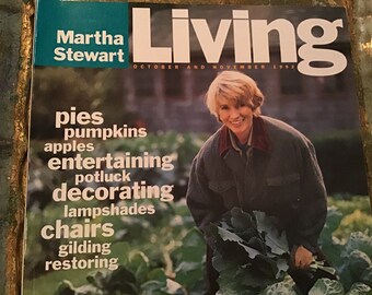 LIVING MARTHA STEWART MAGAZINE 308 IN FALL GLORY OCTOBER 2020 NO