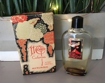 Vintage MAJA Myrurgia Made in Spain Collectible EMPTY 3/4 Oz