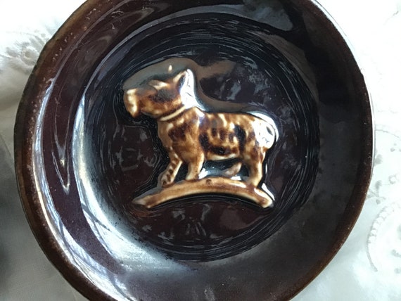 Ceramic Dog Trinket Ring Dish ~ Display ~ Made in… - image 3