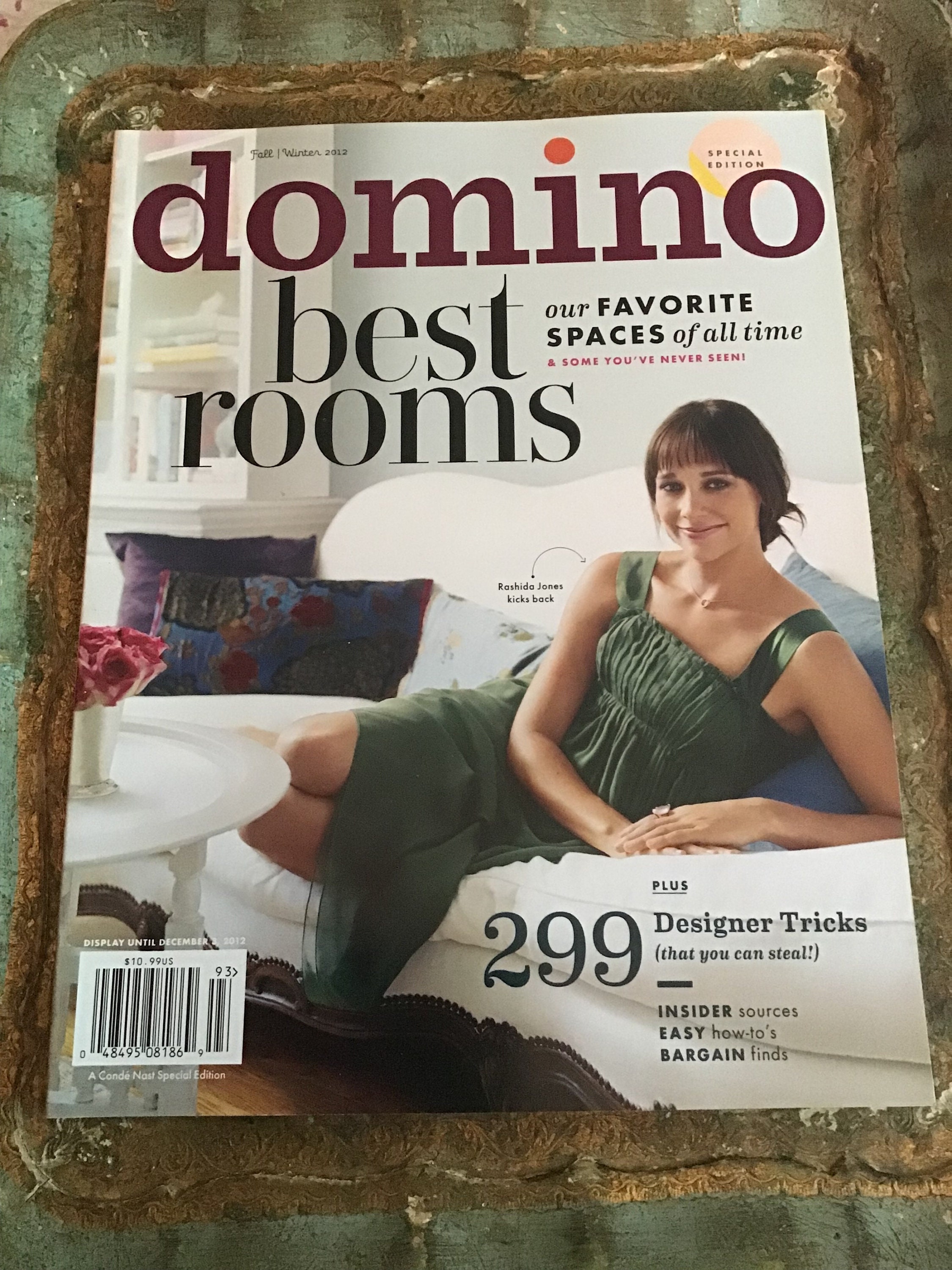 Domino Special Edition Back Issue Rashida Jones Designer Tricks, Fav Spaces  of all time -  Italia