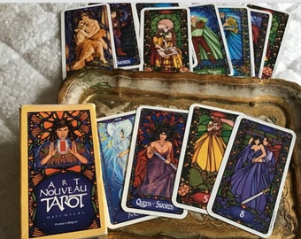 Art Nouveau Tarot Deck ~ Matt Myers - Rare OOP 1989