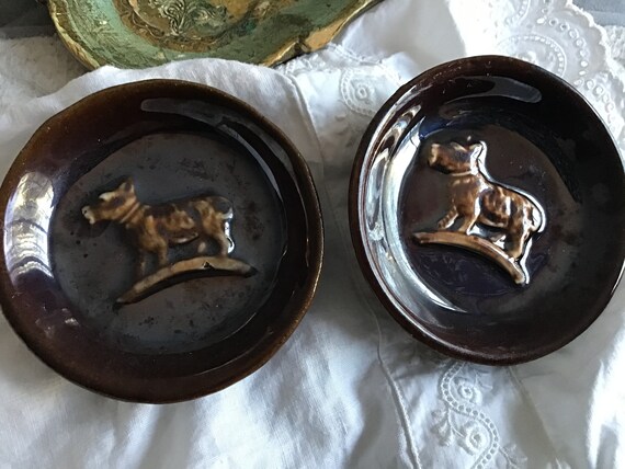 Ceramic Dog Trinket Ring Dish ~ Display ~ Made in… - image 5