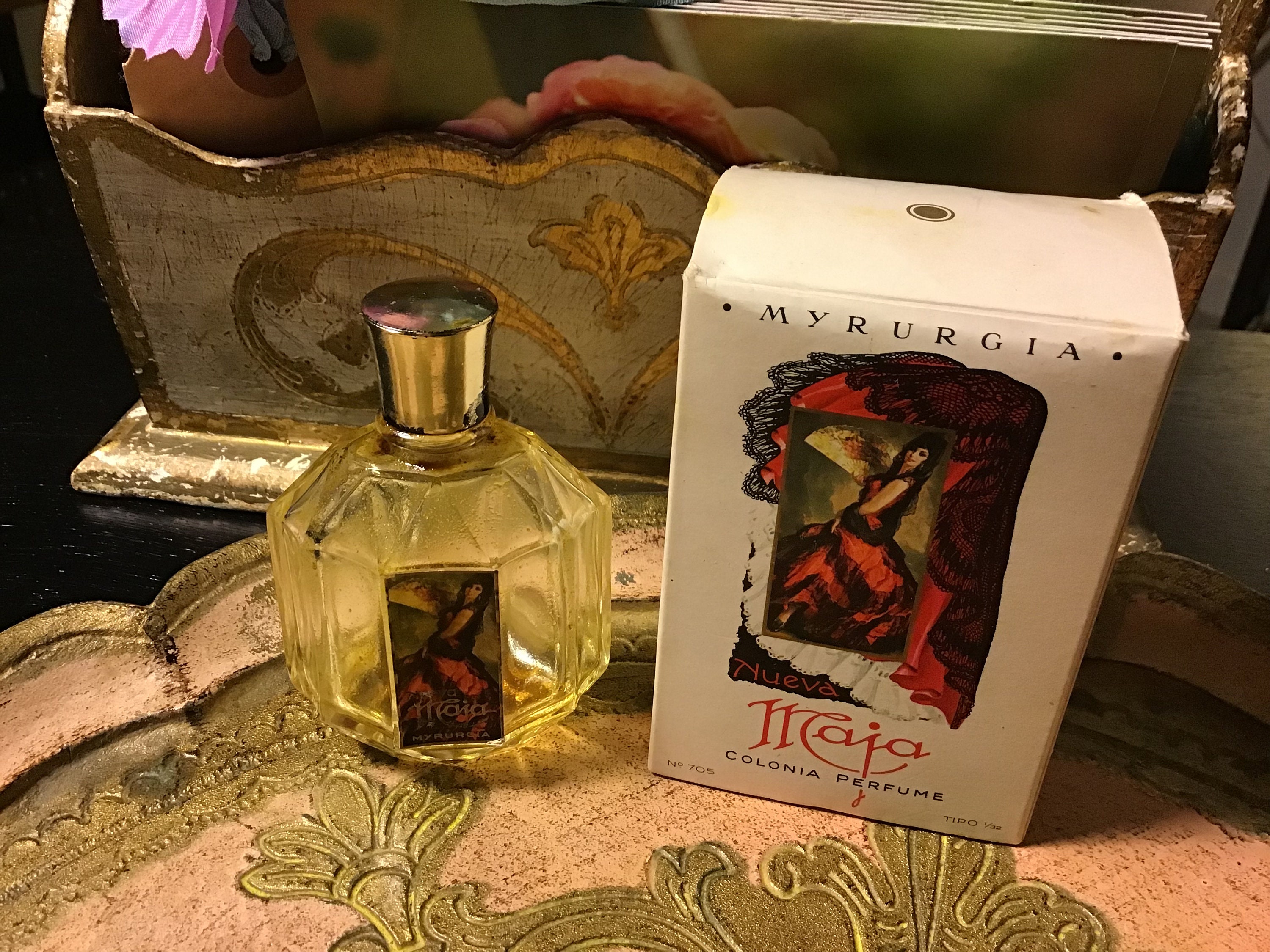 Myrurgia MAJA Colonia Perfume EMPTY Collectible Bottle Original