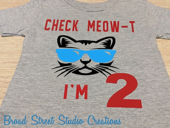 Kids Boys Girls Cute Cats 7th Birthday Meow T-Shirt Kids Boys Girls Cute Cats 7th Birthday Meow T-Shirt