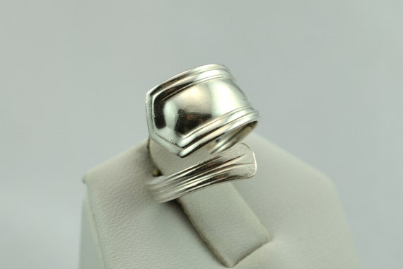 Simple Vintage Hand Made Sterling Silver Adjustab… - image 2