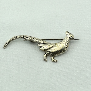 Proud As A Peacock... Unique Sterling Silver Peacock Brooch FREE SHIPPING! #PCOK-BR7