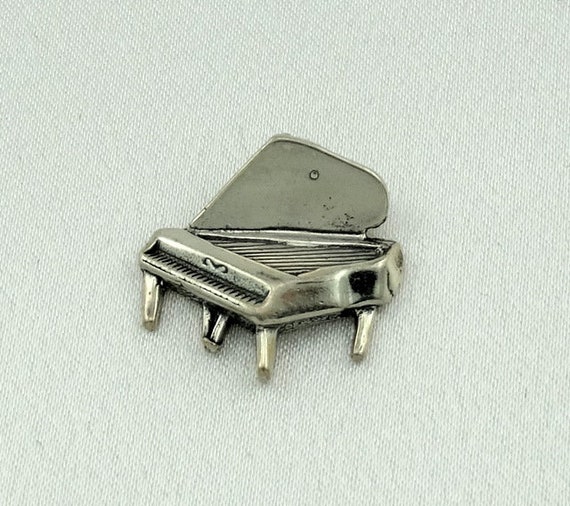 Sterling silver piano charm best sale