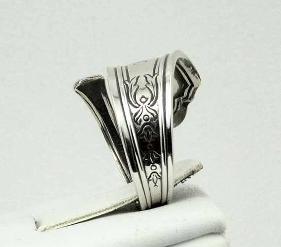 Hand Engraved 'S' Initial Real Vintage Sterling S… - image 5