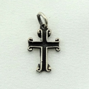 Cross Vintage Sterling Silver Charm FREE SHIPPING!  #CROS-CM27