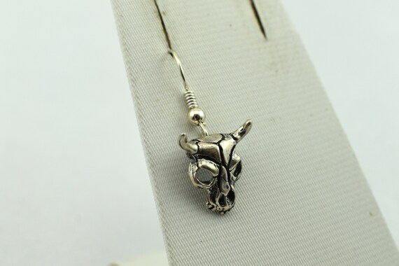 Unique Southwest Vintage Sterling Silver Bull Cow… - image 5