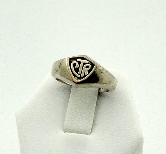 Silver on sale ctr ring