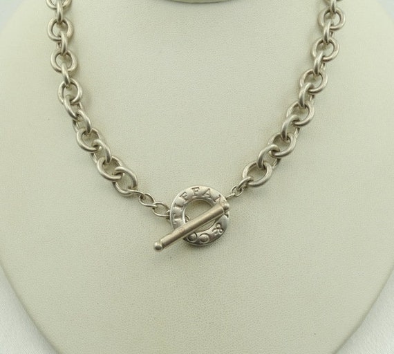 UK Vintage Silver Double Chain Toggle