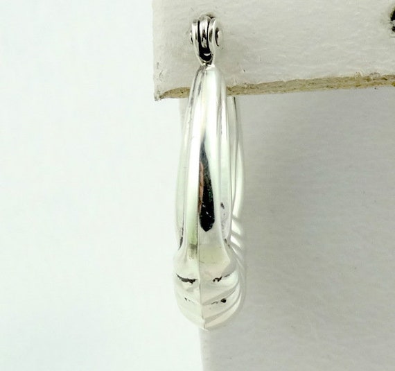 Lovely Lightweight Hollow Vintage Sterling Silver… - image 3