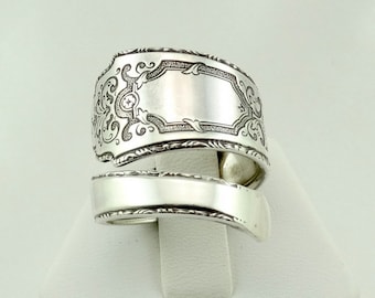 Real Vintage Hand Made &#39;Pat. 1921&#39; Sterling Silver Adjustable Size 7 Spoon Ring FREE SHIPPING! #FOLK-C7-SPR4